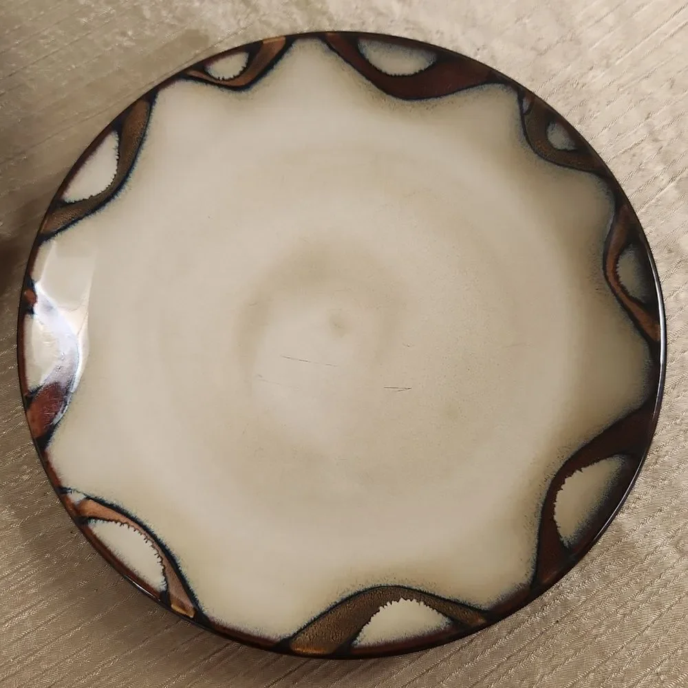 Pier 1 Imports Wave Salad Plate 8 3/8